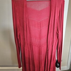 Torrid Bright Pink Knit Cardigan